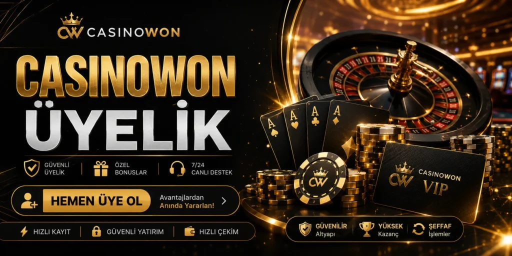 Casinowon Üyelik